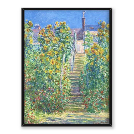 Claude Monet Schody w Vetheuil 30x40