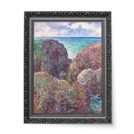 Claude Monet Skalne bloki w Port-Goulphar 50x70 wydruk na płótnie CANVAS