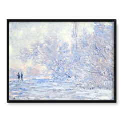 Claude Monet Śnieg w Giverny 40×30