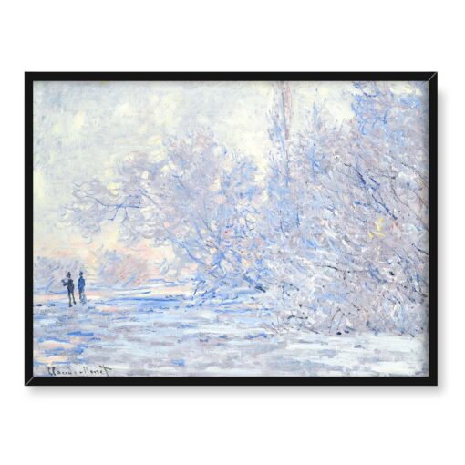 Claude Monet Śnieg w Giverny 40x30