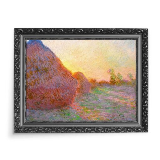 Claude Monet Śnieg w Giverny 70x50 wydruk na płótnie CANVAS