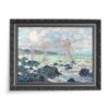 Claude Monet Soleil couchant Zachód słońca Pourville 70×50 wydruk na płótnie CANVAS