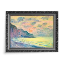 Claude Monet Staw Efekt Sniegu zima 70×50 wydruk na płótnie CANVAS