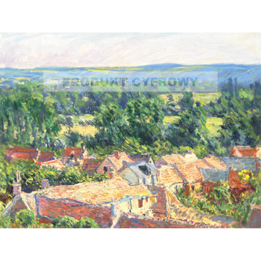 Claude Monet Widok na Giverny — produkt cyfrowy do pobrania