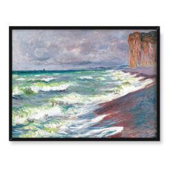 Claude Monet Wzburzone morze Pourville Francja 40×30