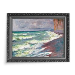 Claude Monet Wzburzone morze Pourville Francja 70×50 wydruk na płótnie CANVAS