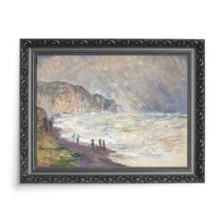 Claude Monet Wzburzone morze w Pourville Francja 70×50 wydruk na płótnie CANVAS