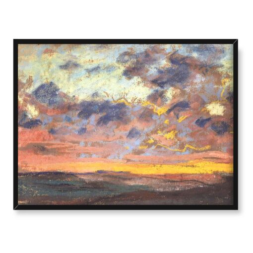Claude Monet Zachód słońca 40x30