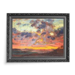 Claude Monet Zachód słońca 70×50 wydruk na płótnie CANVAS