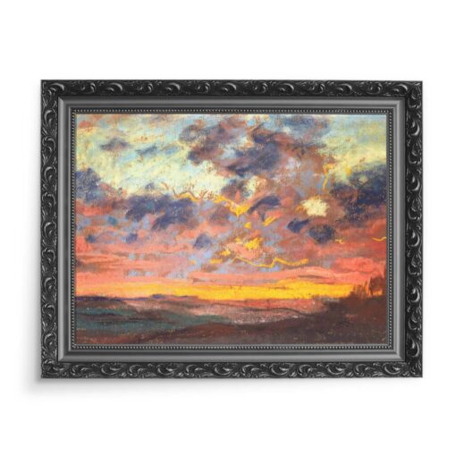 Claude Monet Zachód słońca 70x50 wydruk na płótnie CANVAS