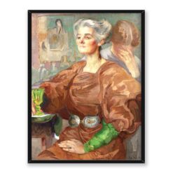 Daniel Kossowska Portret Pani Łabędzkiej 30x40
