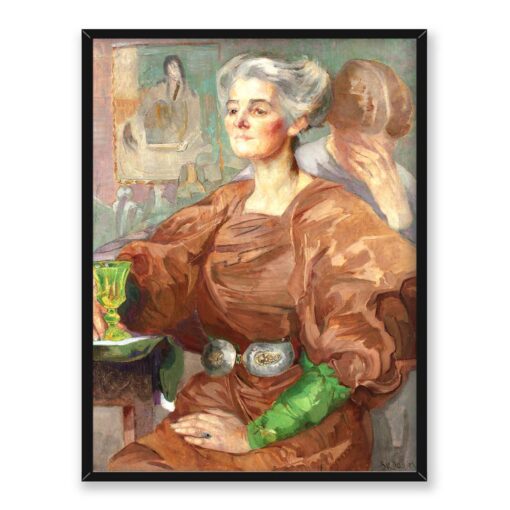 Daniel Kossowska Portret Pani Łabędzkiej 30x40