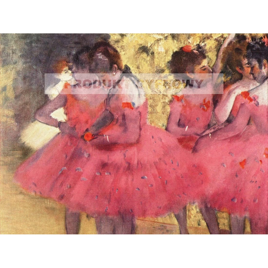 Edgar Degas Baleriny w kolorze różowym 2 — produkt cyfrowy do pobrania