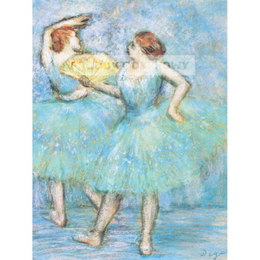 Edgar Degas Dwie niebieskie tancerki — produkt cyfrowy do pobrania