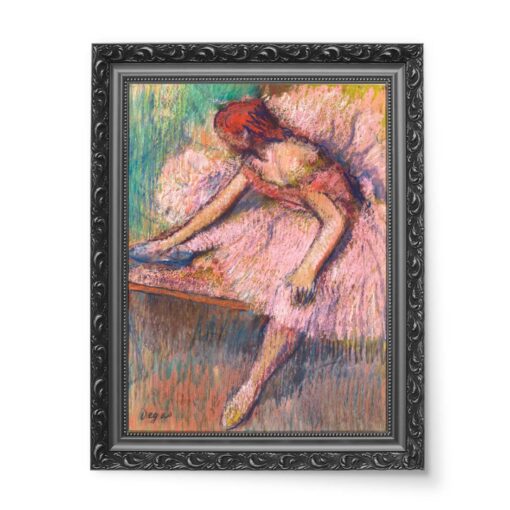 Edgar Degas Różowa tancerka 50x70 wydruk na płótnie CANVAS