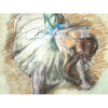 Edgar Degas Tancerka dopasowująca but — produkt cyfrowy do pobrania