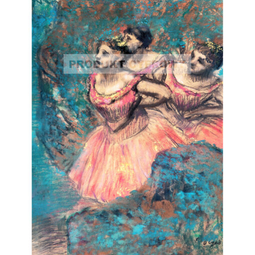 Edgar Degas Tancerki w czerwonych kostiumach — produkt cyfrowy do pobrania