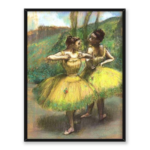 Edgar Degas Żółte tancerki 30x40