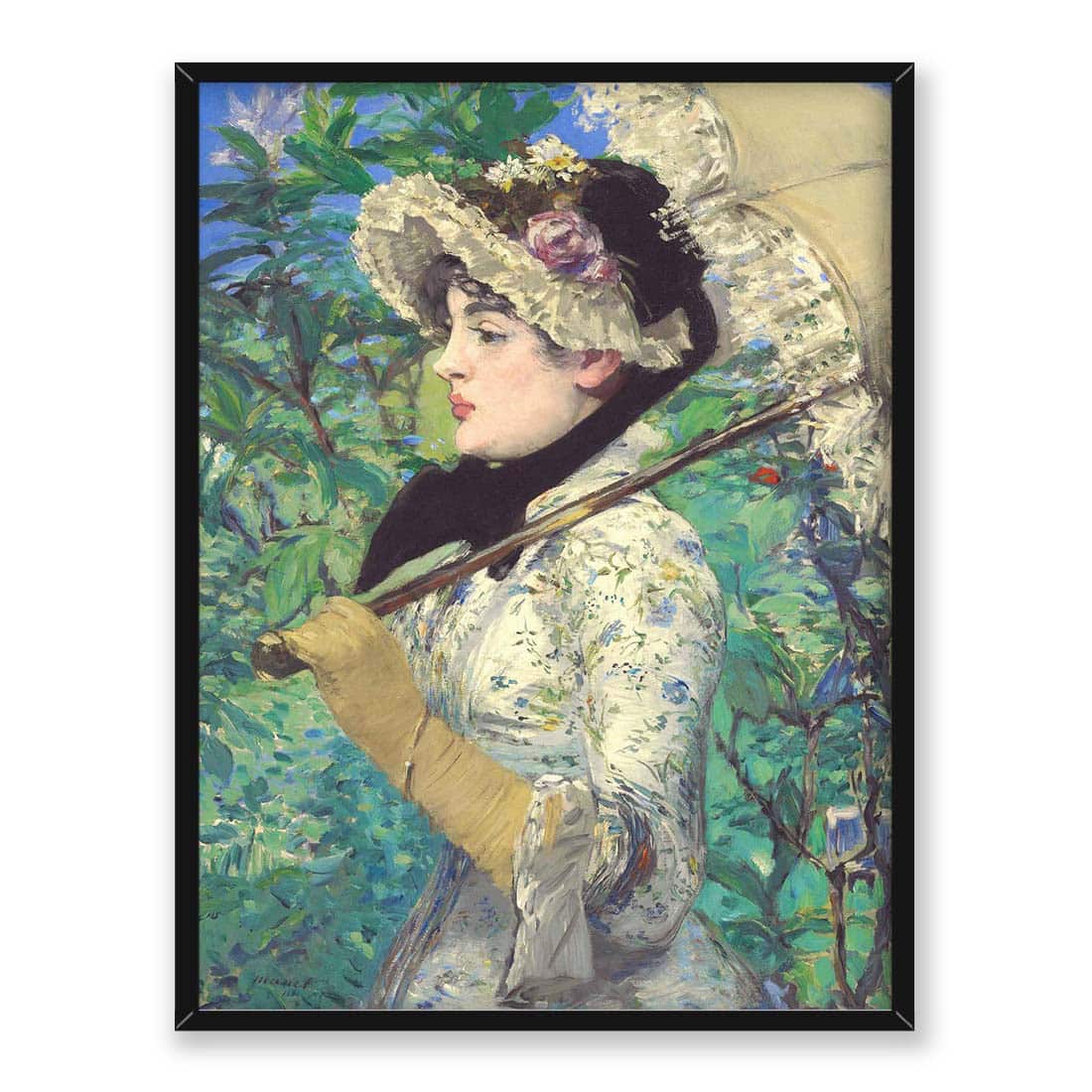 Edouard Manet Le printemps Wiosna 30x40