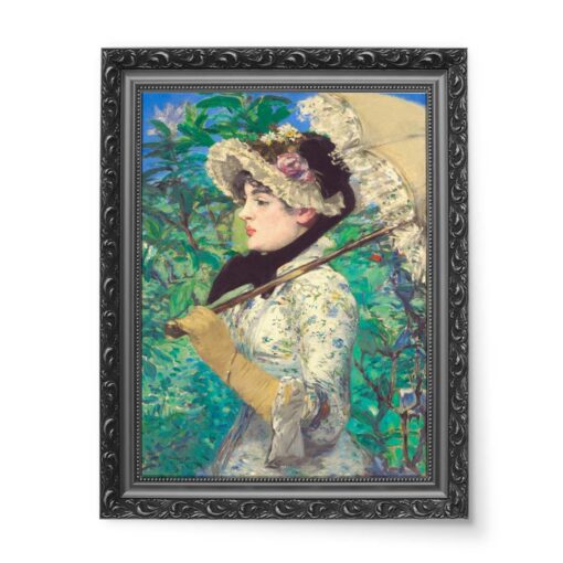 Edouard Manet Le printemps Wiosna 50x70 wydruk na płótnie CANVAS