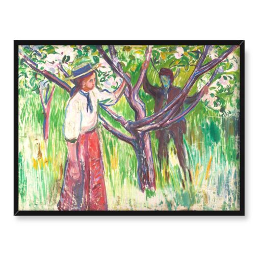 Edvard Munch Adam i Ewa 40x30