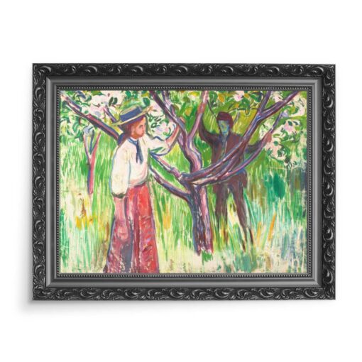 Edvard Munch Adam i Ewa 70x50 wydruk na płótnie CANVAS