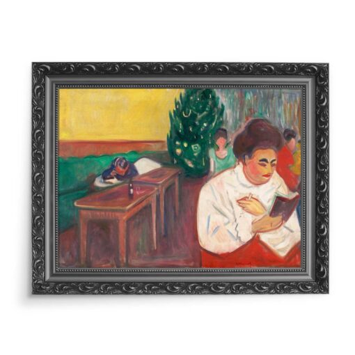 Edvard Munch Boże Narodzenie w burdelu 70x50 wydruk na płótnie CANVAS