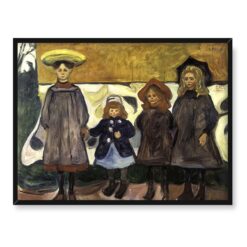 Edvard Munch Cztery dziewczynki w Asgardstrand 40x30