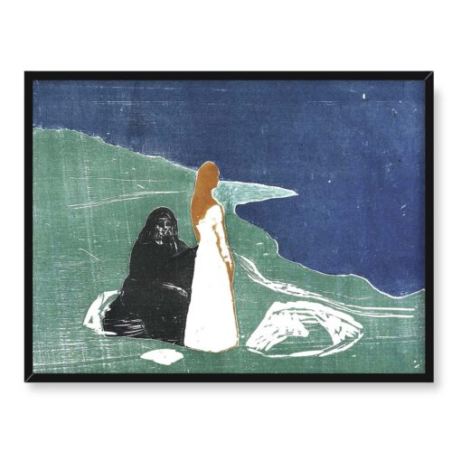 Edvard Munch Dwie kobiety na plaży 40x30 w RAMIE