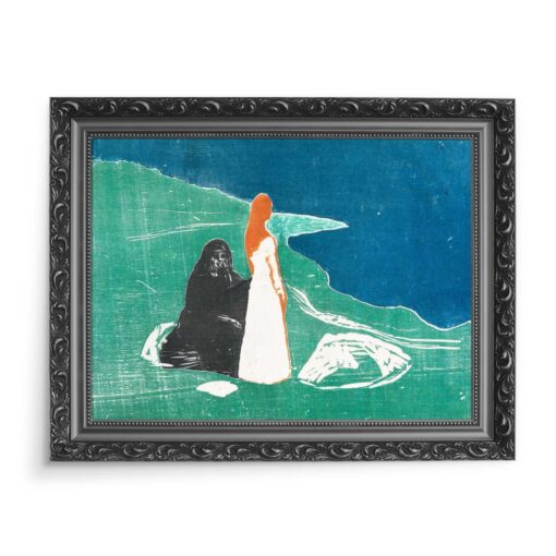 Edvard Munch Dwie kobiety na plaży 70x50 wydruk na płótnie CANVAS