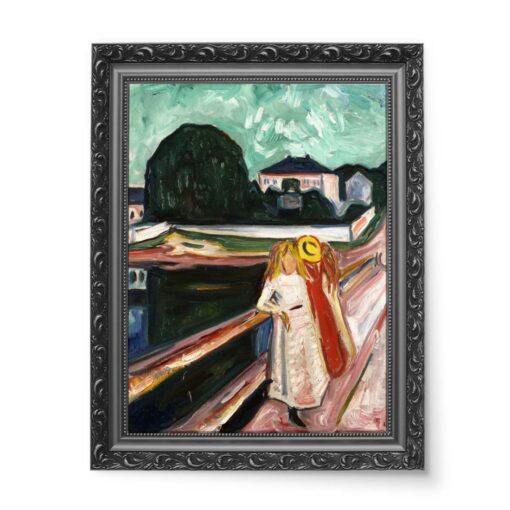 Edvard Munch Dziewczyny na molo 50x70 wydruk na płótnie CANVAS