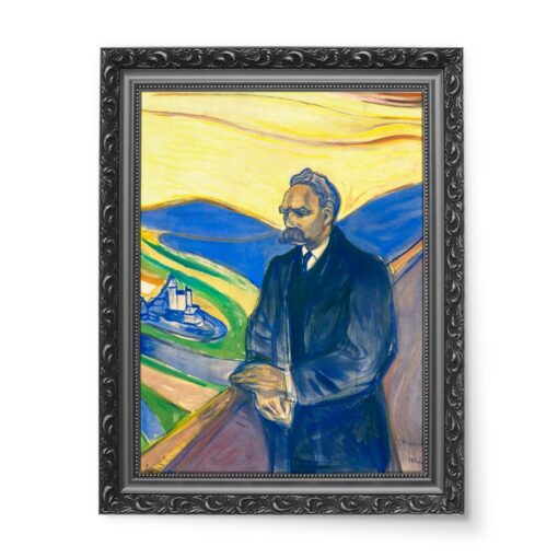 Edvard Munch Friedrich Nietzsche 50x70 wydruk na płótnie CANVAS