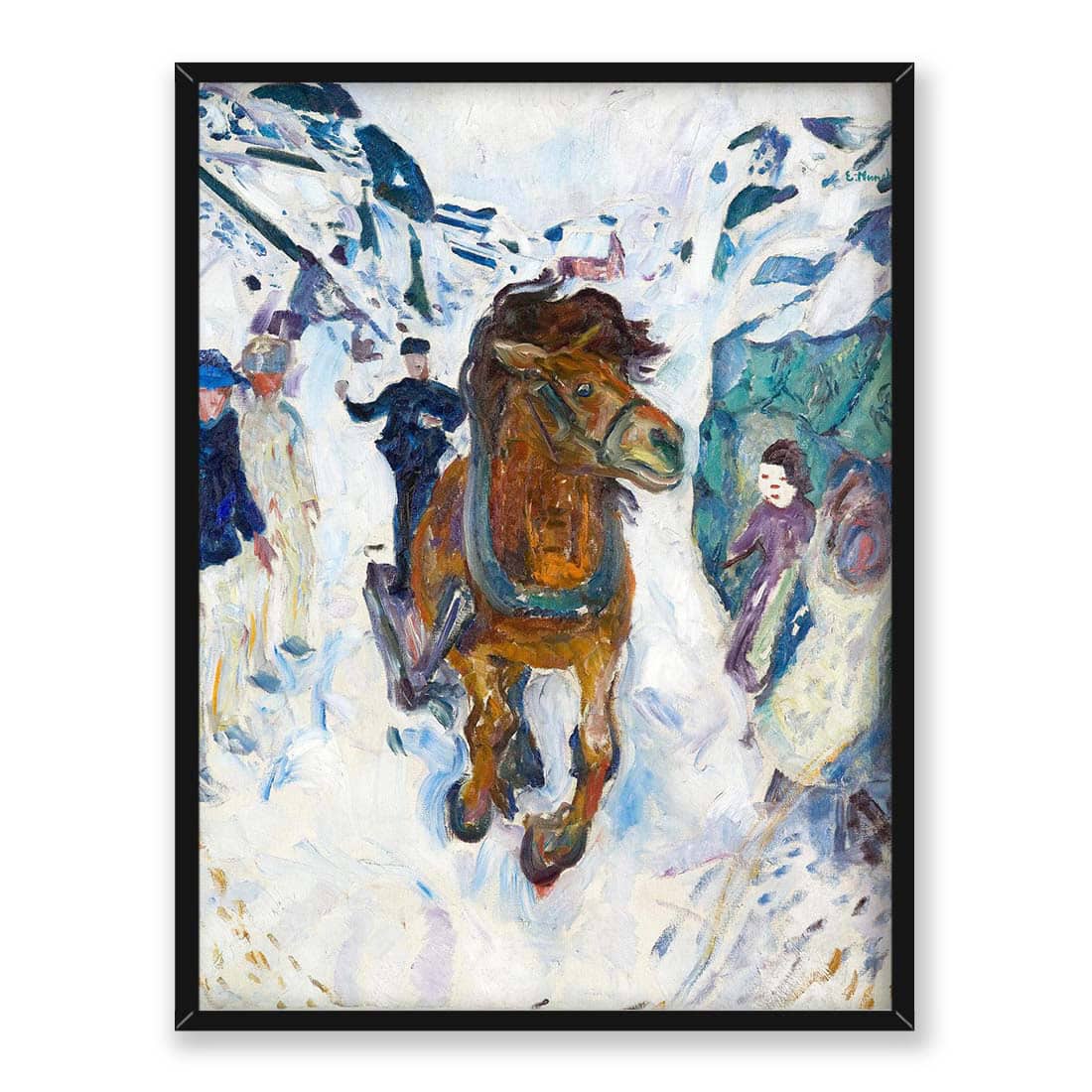 Edvard Munch Galopujący koń 30x40
