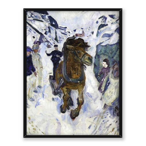 Edvard Munch Galopujący koń 30x40 2