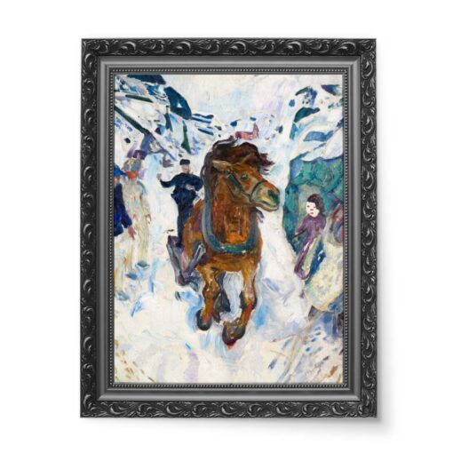 Edvard Munch Galopujący koń 50x70 wydruk na płótnie CANVAS 2