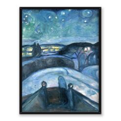 Edvard Munch Gwiaździsta noc 2 30x40