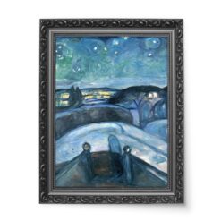 Edvard Munch Gwiaździsta noc 2 50×70 wydruk na płótnie CANVAS