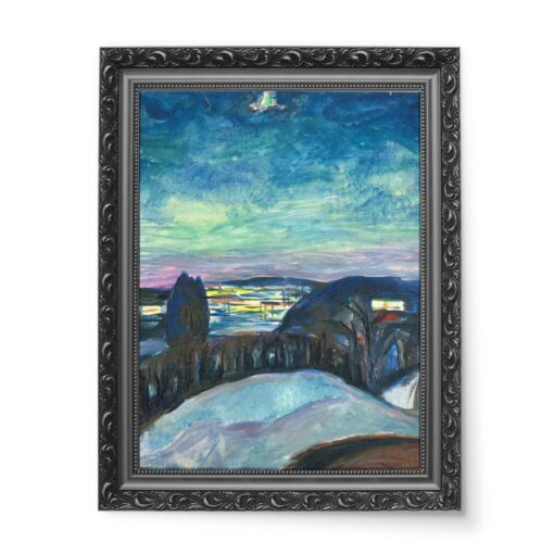 Edvard Munch Gwiaździsta noc 50x70 wydruk na płótnie CANVAS