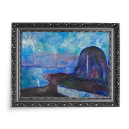Edvard Munch Gwiaździsta noc 70x50 wydruk na płótnie CANVAS