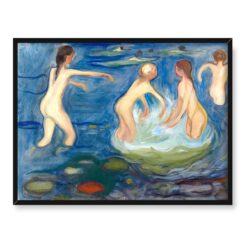Edvard Munch Kąpiące się dziewczyny 40x30