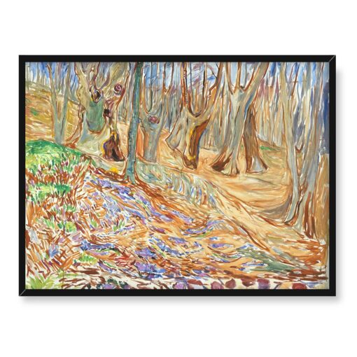 Edvard Munch Las wiązowy Wiosna 40x30