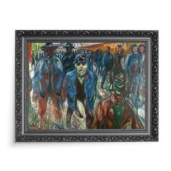 Edvard Munch Pracownicy w drodze do domu 70×50 wydruk na płótnie CANVAS