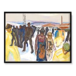 Edvard Munch Robotnicy wracający do domu 40x30