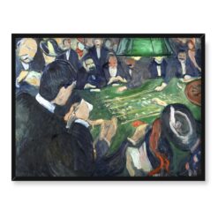 Edvard Munch Ruletka w Monte Carlo 40x30