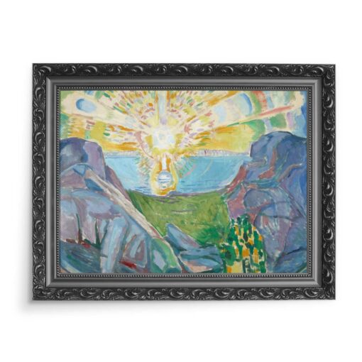 Edvard Munch Słońce 2 70x50 wydruk na płótnie CANVAS