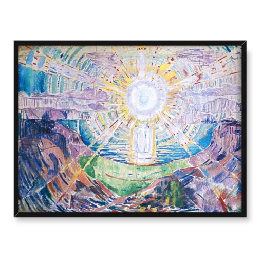 Edvard Munch Słońce 3 40x30