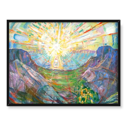 Edvard Munch Słońce 4 40x30
