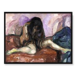 Edvard Munch Szlochająca nagość 40×30