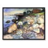 Edvard Munch Wybrzeże z czerwonym domem 40×30 w RAMIE
