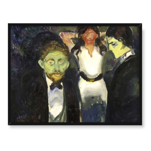 Edvard Munch Zazdrość-Enhanced 40x30